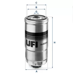 Image of UFI 24.408.00 Fuel Filter