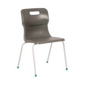 Image of Titan 4 Leg Chair 430mm Charcoal KF72192