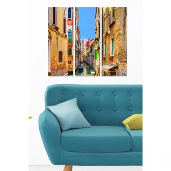 Image of MDF230672062 Multicolor Decorative MDF Painting (3 Pieces)