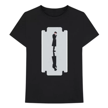 Image of Peaky Blinders - Tommy Razorblade Unisex Large T-Shirt - Black