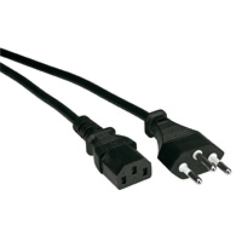 Image of VALUE Power Cable. Straight IEC. black. 1.8m. CH 1.8m