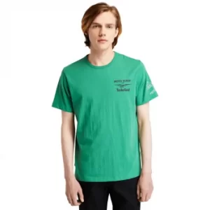 Image of Moto Guzzi X Timberland T-Shirt For Men In Green Green, Size S