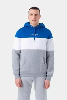 Image of HYPE MENS Blue ENDERBY SCRIBBLE HOODIE