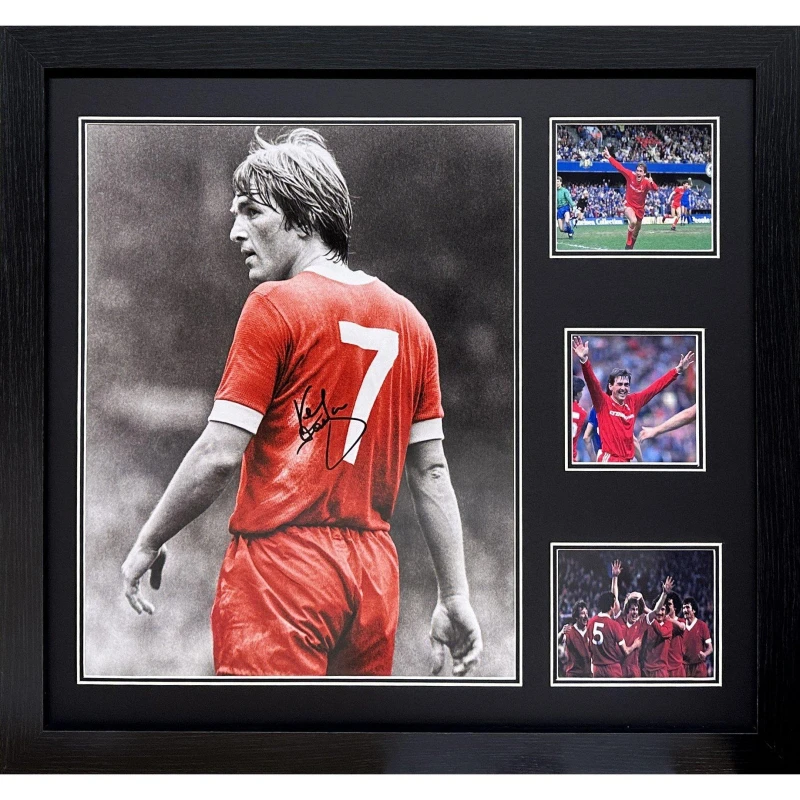 Image of AllStarSignings Ltd Kenny Dalglish signed & framed Liverpool photo Red unisex One Size