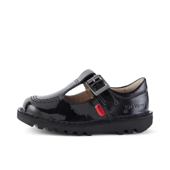 Image of KICKERS KICK T BAR PATL IF BLACK - 7