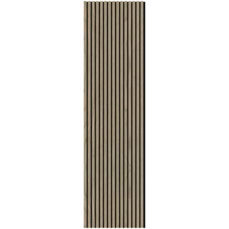 Image of Wall Panels UK Slat Acoustic Wall Panel ( 2 Pack ), Brown 8292