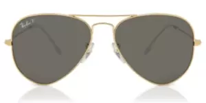 Image of Ray-Ban Sunglasses RB3025 Aviator Large Metal Polarized 919648