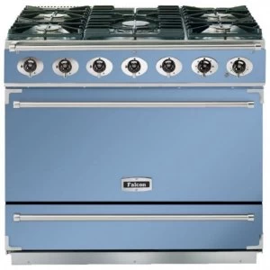 Image of Falcon F900SDFCANM 87440 90cm Single Cavity Dual Fuel Range Cooker - C Blue