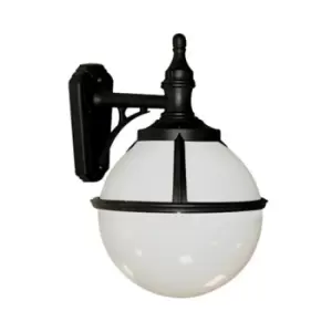 Image of Outdoor IP44 Wall Light Sconce Black LED E27 100W Bulb External d01072
