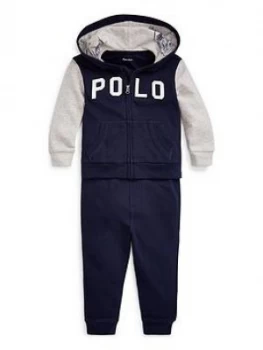 Image of Ralph Lauren Baby Boys Polo Tracksuit - Navy, Size 18 Months