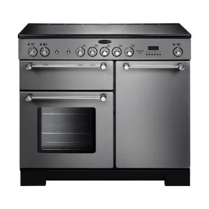 Image of Rangemaster KCH100ECSS-C Kitchener 100cm Ceramic Range Cooker Stainless Steel