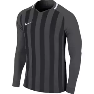 Image of Nike Stripe Division Long Sleeve Jersey Junior Boys - Grey