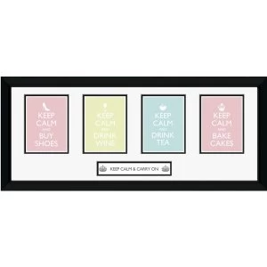 Image of Keep Calm Girls Framed Photographic Print