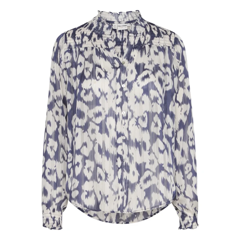 Image of Pulz Jeans Woman's shirt Pulz Jeans Saga Bleu Female XL