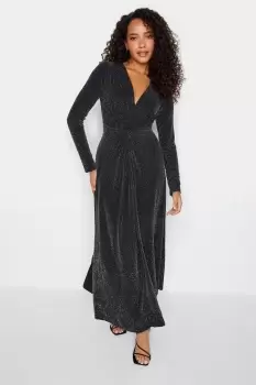 Image of Petite Twist Front Midi Dress