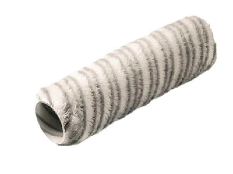 Image of Stanley Medium Pile Silver Stripe Paint Roller Sleeve Diameter: 38mm