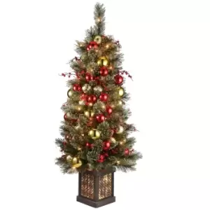 Image of 4ft Dakota Pine Pre-lit Christmas Tree Green