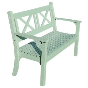 Image of Maywick Winawood 2-Seater Bench - Duck Egg Green