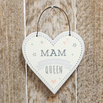 Image of Love Life Mini Heart Plaque - Mam