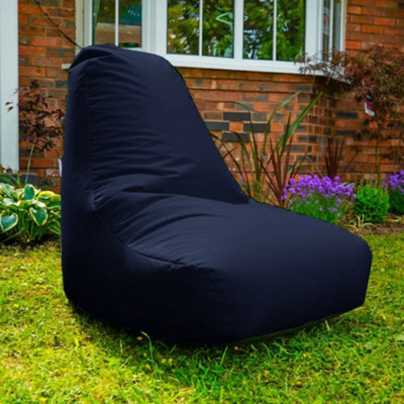 Image of rucomfy Beanbags Rucomfy Indoor Or Outdoor Adults Water Resistant Navy Beanbag Chair