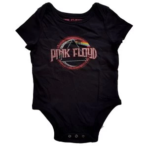 Image of Pink Floyd - Vintage Dark Side of the Moon Seal Kids Baby Grow - Black