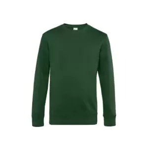 Image of B&C Mens King Crew Neck Sweater (L) (Bottle Green)