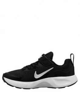 Image of Nike Wearallday Childrens Trainer - Black/White