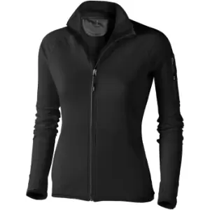 Image of Elevate Womens/Ladies Mani Power Fleece (S) (Solid Black)