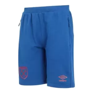Image of Umbro West Ham Shorts Junior Boys - Blue