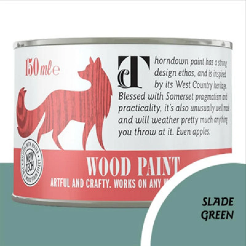 Image of Somerset Heritage Slade Green Wood Paint 150 Ml