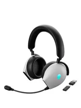 Image of Alienware Tri-Mode Wireless Gaming Headset , Aw920H (Lunar Light)