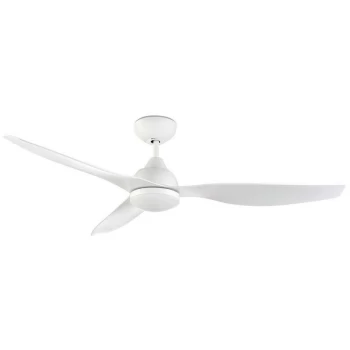 Image of Leds-c4 Lighting - LEDS C4 Nepal 3 Blade 132cm Ceiling Fan with LED Light Bright White