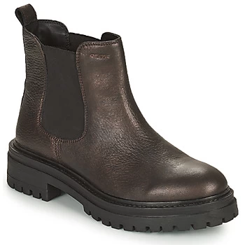 Image of Geox IRIDEA womens Low Ankle Boots in Brown