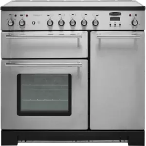 Image of Rangemaster Toledo + TOLP90EISS/C 90cm Electric Range Cooker with Induction Hob - Stainless Steel - A/A Rated