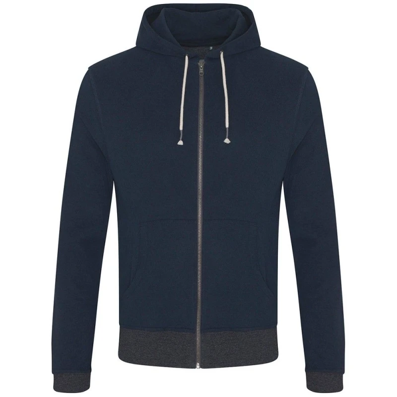 Image of Ecologie Ecologie Men Okavango Full Zip Hoodie in Navy Size: X-Small Navy XS Male 5063470594252