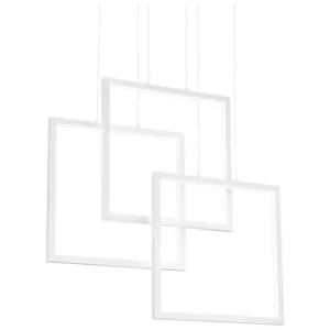 Image of Ideal Lux LED Decorative Integrated Pendant Light White, 83000K