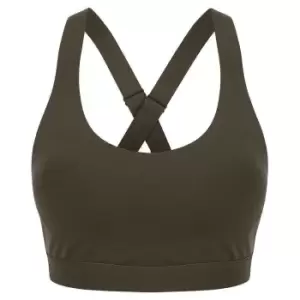 Image of Tombo Womens/Ladies Medium Impact Core Bra (S) (Olive Green)