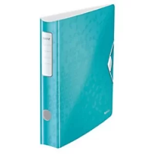 Image of Leitz 180° Active WOW Lever Arch File A4 50 mm Ice Blue Pack of 5