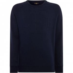 Image of Lee Crew neck logo sweatshirt - Navy