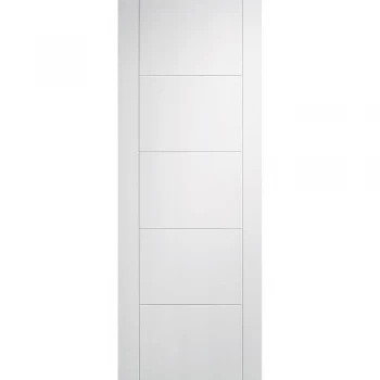 Image of LPD Vancouver 5 Panel White Primed Internal Flush Door - 1981mm x 838mm (78 inch x 33 inch)