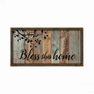 Image of KZM704 Multicolor Decorative Framed MDF Painting