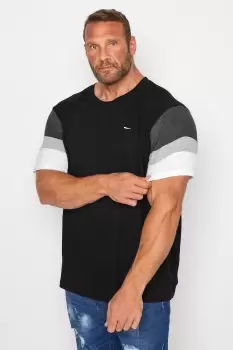 Image of Stripe Sleeve T-Shirt