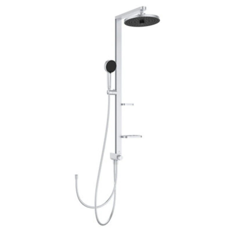 Image of Ideal Standard Alu+ Silver Effect Thermostatic Shower With 2 Heads & 1750M Hose Length