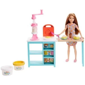 Image of Barbie Sisters Stacie Doll and Breakfast Playset