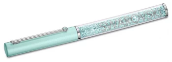 Image of Swarovski Crystalline Gloss Ballpoint Pen Green Chrome Jewellery