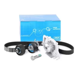 Image of SKF Water Pump + Timing Belt Kit VKMC 03257 FORD,FIAT,PEUGEOT,Focus II Schragheck (DA_, HCP, DP),MONDEO IV Turnier (BA7)