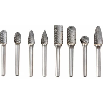 Image of 8 Piece Industrial Carbide Burr Set Cut 9 - Kennedy