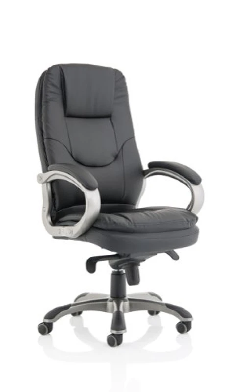 Image of Oscar High Back Faux Leather Executive Office Chair Black EX000243