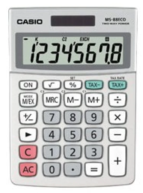 Image of Casio MS-88ECO calculator Desktop Display