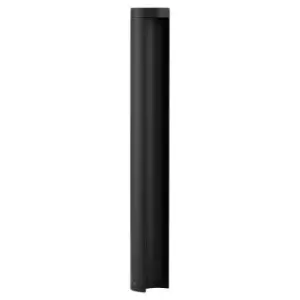 Image of Netlighting Merano Hamilton Outdoor Bollard Black Aluminium, Clear Glass LED 8.5